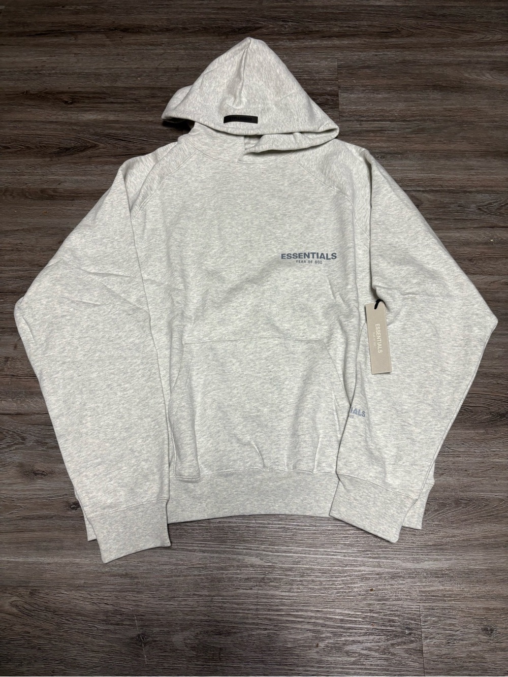 Fw21 fear of god essentials Light Oatmeal Hoodie